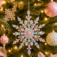 FrostLuxe – Beaded Snowflake Ornament DIY Kit