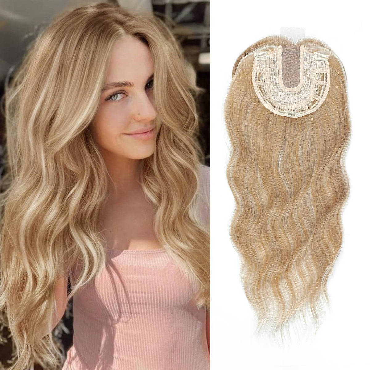 VelisseBloom – Lightweight Wavy Hair Topper