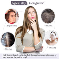 VelisseBloom – Lightweight Wavy Hair Topper