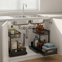 SinkStack – 2-Tier Pull-Out Under Sink Organizer